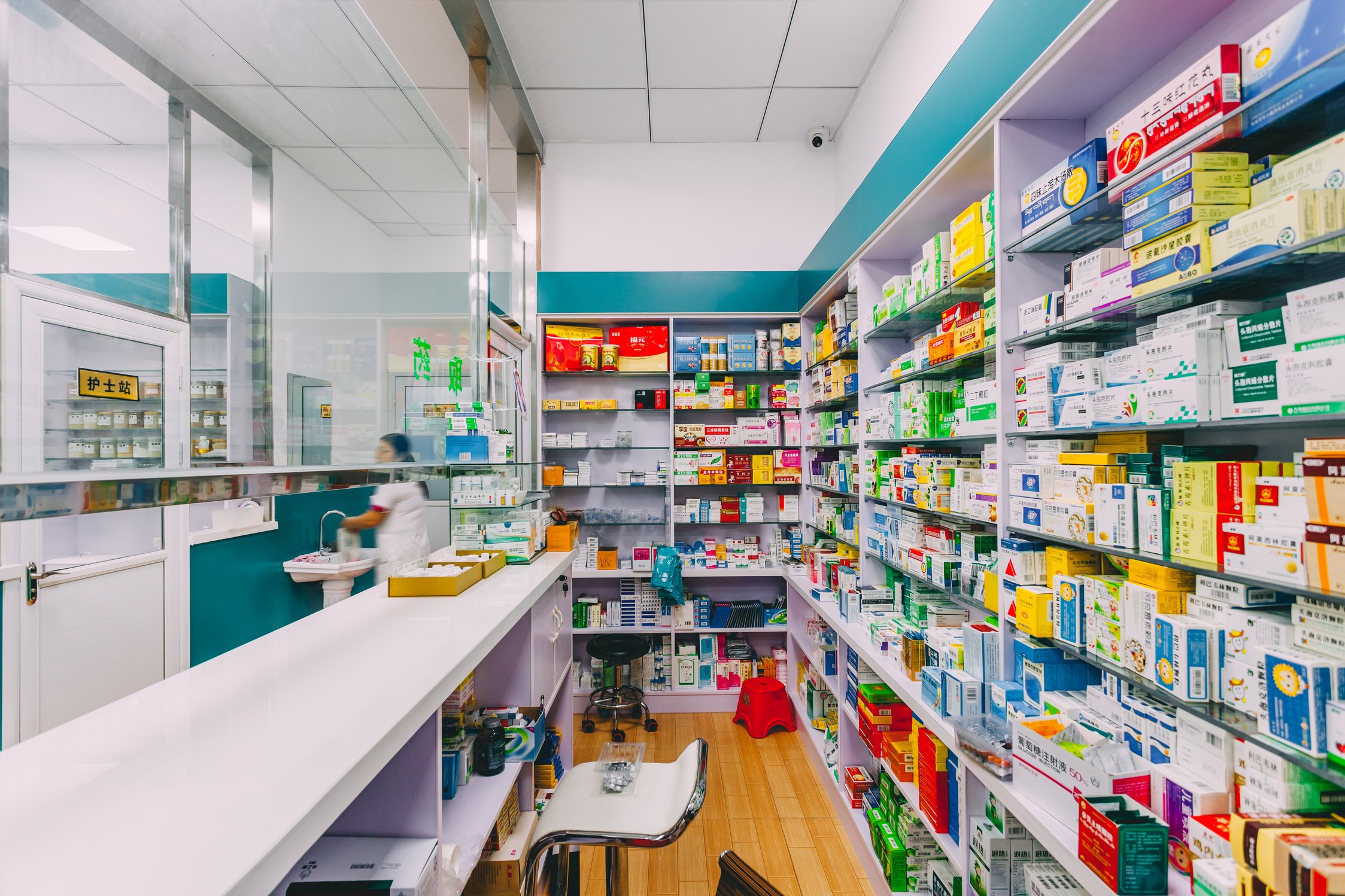 Chinese Pharmacy Counter